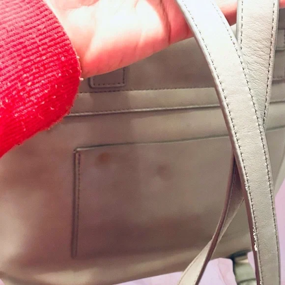 All Saints Gray Leather top handle, backpack and crossbody Studded - Picture 7 of 16